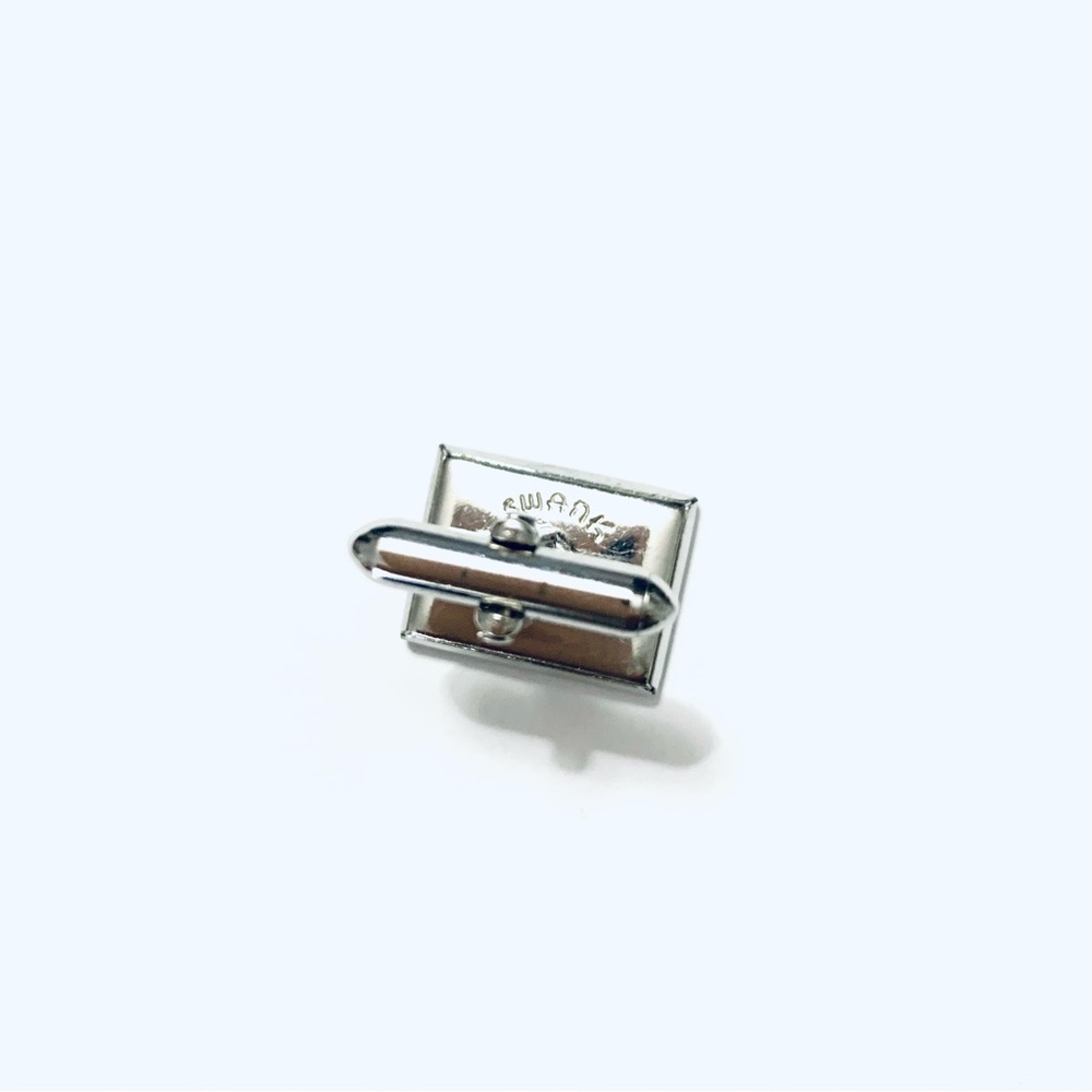 SWANK Vintage Mother of Pearl Silver Plated Cufflinks - Picture 4 of 5
